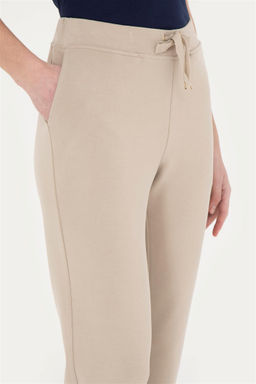 Женские легкие спортивные штаны цвета хаки - U.s. polo assn фото 6