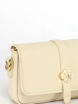 Сумка женская искусственная кожа YDR-2527, 1отд, плечевой ремень, молочный SALE 253909 - Adelia фото 9