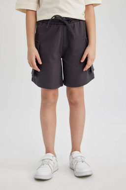 Шорты карго для девочек - Defacto фото 4