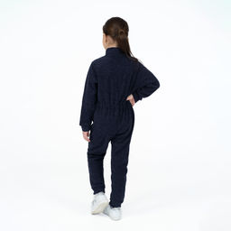 Комбинезон детский флисовый темносиний