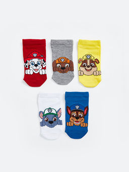 Paw Patrol Desenli Erkek ?ocuk Patik ?orap 5li
