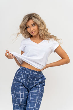 Костюм Натали футболка и брюки кулирка хлопок  фото 16