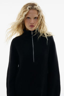 Jersey de punto grueso con media cremallera - H&m фото 14