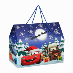 Пакет-коробка С Новым годом, 37 ? 33 ? 20 см