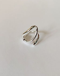 Кольцо с белым серебрением - Vel vett фото 5