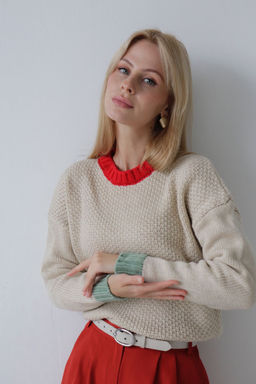 Martichelli Джемпер кремовый  фото 9