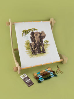 Gamma PRM 40 х 35 см пяльцы-рамка прямоугольные дерево натуральное дерево фото 6