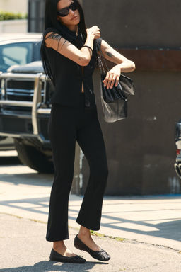 PANTAL?N TOBILLERO STRETCH / Negro