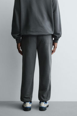 PANTAL?N JOGGER REGULAR FIT B?SICO / Antracita oscuro - Zara фото 11