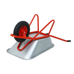 Тачка строительная, 1 пневмоколесо, груз/п 200 кг, объем 110 л, оцинкованный кузов 0,8 мм, Greengo  фото 14