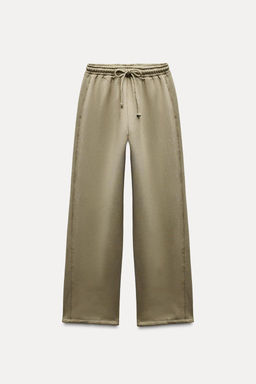 STRAIGHT PLUSH TROUSERS - Zara фото 35