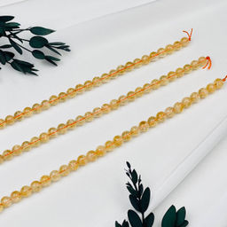 Бусины для украшений из Цитрина (55 бусин)