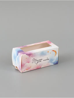 Цена за 5 шт. Коробка подарочная с окном «Только для тебя», 12×5.5×5.5 см, самосборная