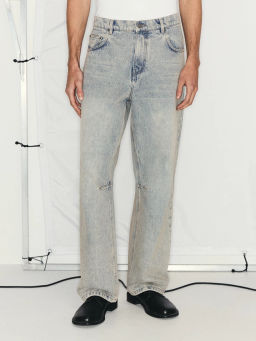 Джинсы relax fit с эффектом стирки / Zarina  фото 3