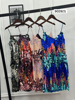 Платье #КТ9029 (1), синий - Dommod фото 11