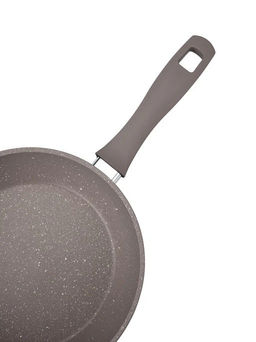 Сковорода с крышкой 26х5,5 см (2,4 л) с АПП, цвет: коричневый/золотой, арт. 5050-BN/GD-26. - D.L.K. фото 5