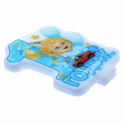 Свеча в торт "1 годик" для мальчика