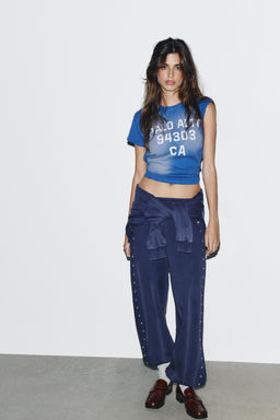 FADED JOGGERS WITH STUDS