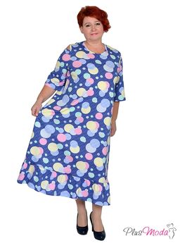 Платье Модель №1513 размеры 44-84 - Plusmoda фото 4