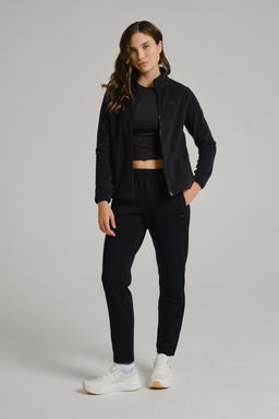 Брюки трикотажные удлиненные Черный