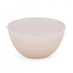 Цена за 2 шт. Чаша "Оазис" 4л (с крышкой) (бежевый) М8405