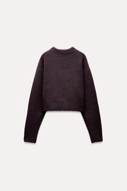 SHORT SOFT KNIT SWEATER - Zara фото 7