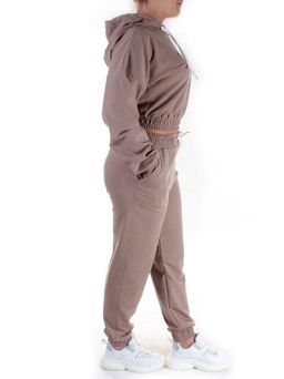 Y294 BROWN Спортивный костюм женский (100% хлопок) - Fashion фото 6