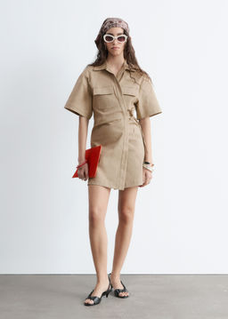 Minivestido con frontal cruzado - H&m фото 4