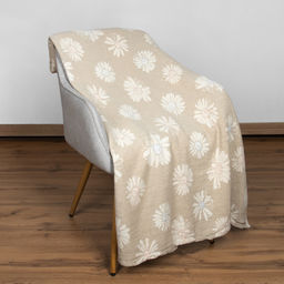 25С75-ШР/у./л.с.уп. 190*220 Плед Ромашково цв. 1 рис. 255