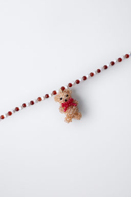 BEADED NECKLACE WITH BEAR - Zara фото 2