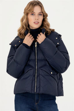 U. S. Polo Assn / Женское темно-синее пальто