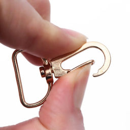 Цена за 3 шт. Карабин металлический, 36×24 мм / 20×2 мм, 5 шт., цвет золотой