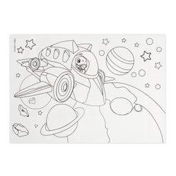 Аппликации геометрическими наклейками Котик в космосе 21х29.7см - Школа талантов фото 4