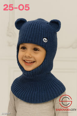 Шапка с ушками для мальчика - Bruno фото 2