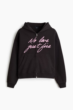 Chaqueta sudadera con cremallera Oversized Fit - H&m фото 2