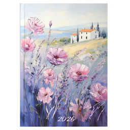Ежедневник датированный 2026 арт. 71537 ЦВЕТЫ ТОСКАНЫ