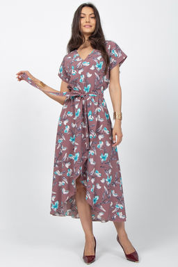 Платье Феерита (лиловый) - Эльза фото 8