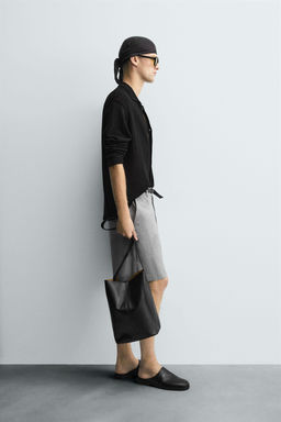 RELAXED FIT KNIT OVERSHIRT - Zara фото 4