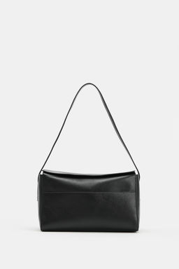 BOLSO DE HOMBRO PIEL / Negro