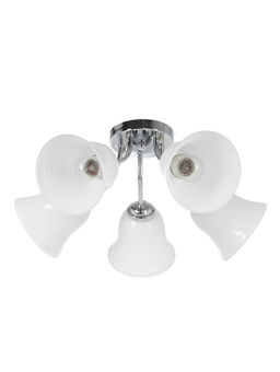 Люстра ЭкономСвет 20130/5CR, 5×40 Вт, E27, 50×50×20 см, цвет хром