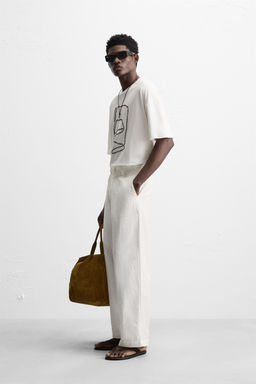 CONTRAST EMBROIDERY SHIRT - Zara фото 4