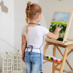 Фартук детский Этель Зайка, 49 х 39 см, 100% полиэстер  фото 3