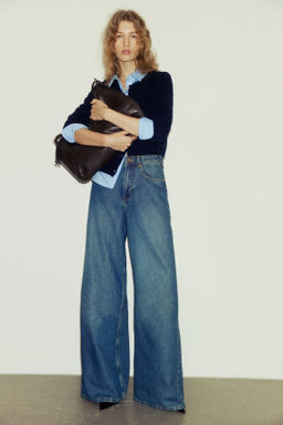 Wide High Waist Jeans - H&m фото 2