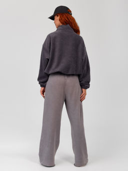 Толстовка женская футер начес 3-х нитка ТЕДДИ ГРАФИТ - Domtrik фото 7