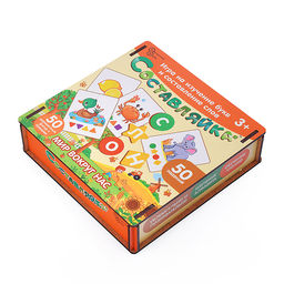 Настольная игра "Составляйка+ Мир вокруг нас" 25 двуст. карточек