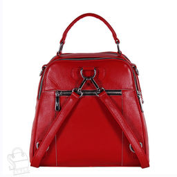 Рюкзак женский кожаный 99451 red Velina Fabbiano-Safenta/30 в Новосибирске