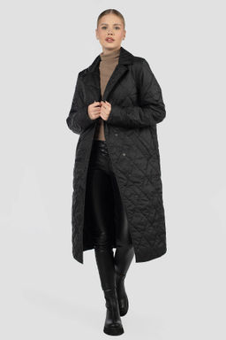 01-12093 Пальто женское демисезонное (пояс) - El podio фото 3