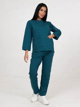 2305 ЖЕНСКИЙ КОСТЮМ (Петроль) - А-дина фото 3