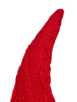 Фигура текстиль «Гном в красном» 55 см, 1 LED, от батареек AG13×3, свечение тёплое белое