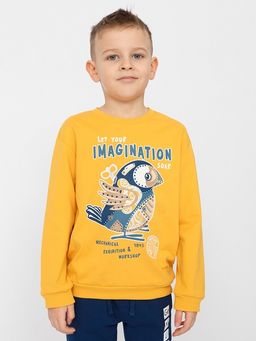 CRB wear/CWKB 63178-30-326 Джемпер для мальчика,желтый/Ex.Cherubino